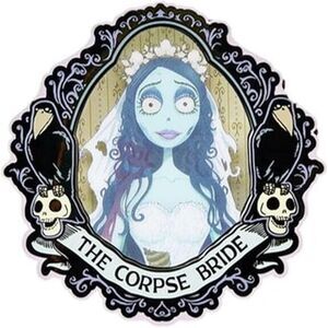 Corpse Bride Emily Lenticular 3" Collector Box Pin Tim Burton Disney Jewelry NEW